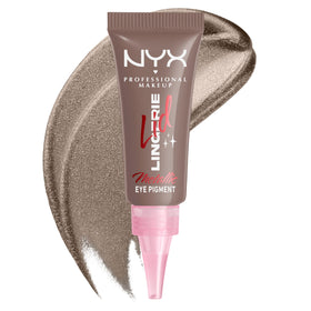 NYX Lid Lingerie front pot in Granite Grind showing compact packaging and shade