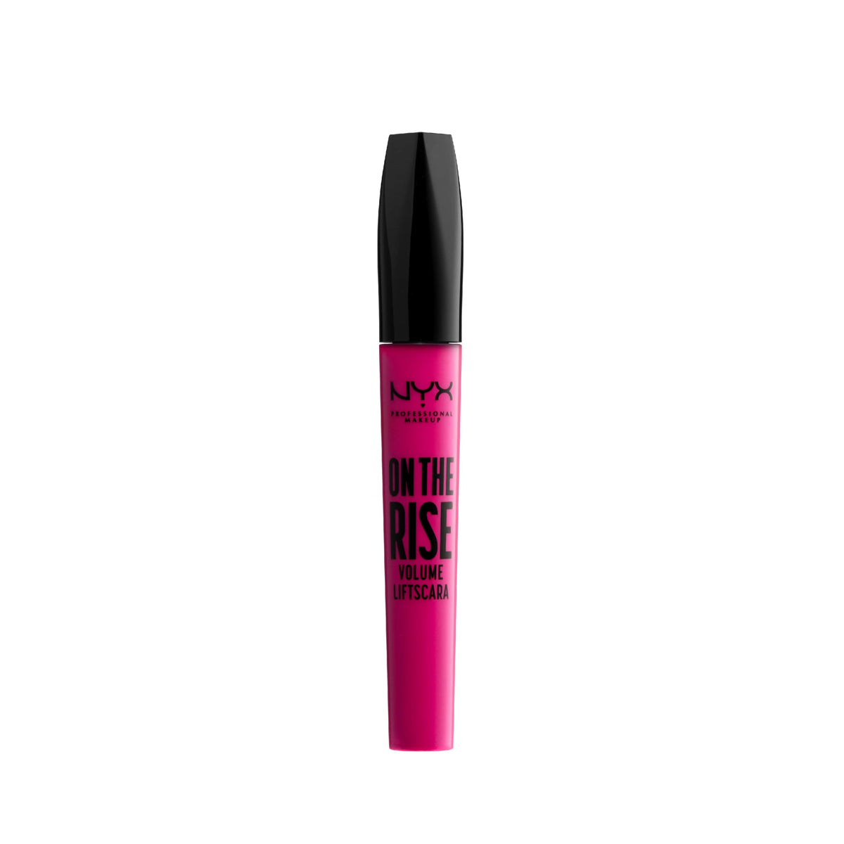 NYX evening look with mascara applied showing lifted lashes and dramatic finish
