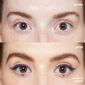 NYX lift and snatch Auburn flexible microtip closeup for precise strokes