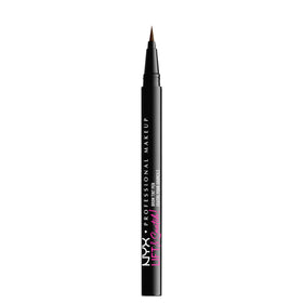 NYX PROFESSIONAL MAKEUP pen staged with brow gel and pencil for layered routines