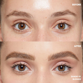 NYX PROFESSIONAL MAKEUP close-up of flexi microtip delivering precise hairlike strokes