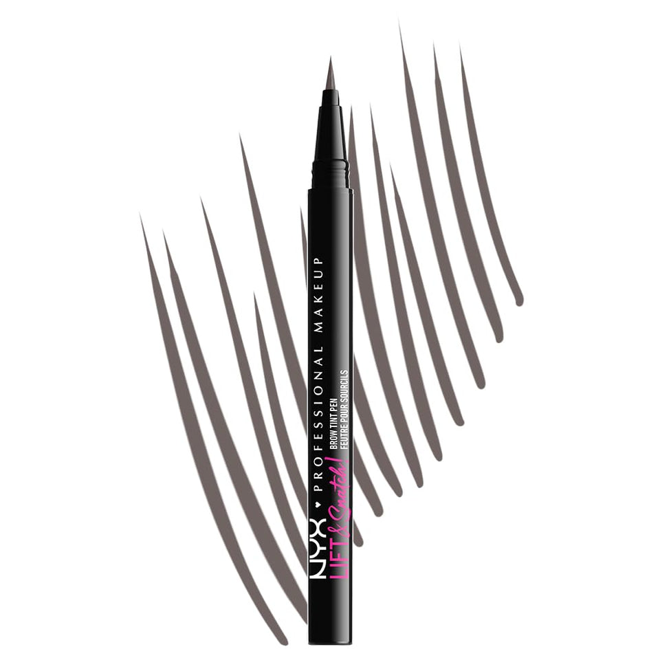 NYX PROFESSIONAL MAKEUP front packaging showing pen and shade label benefit portable precision