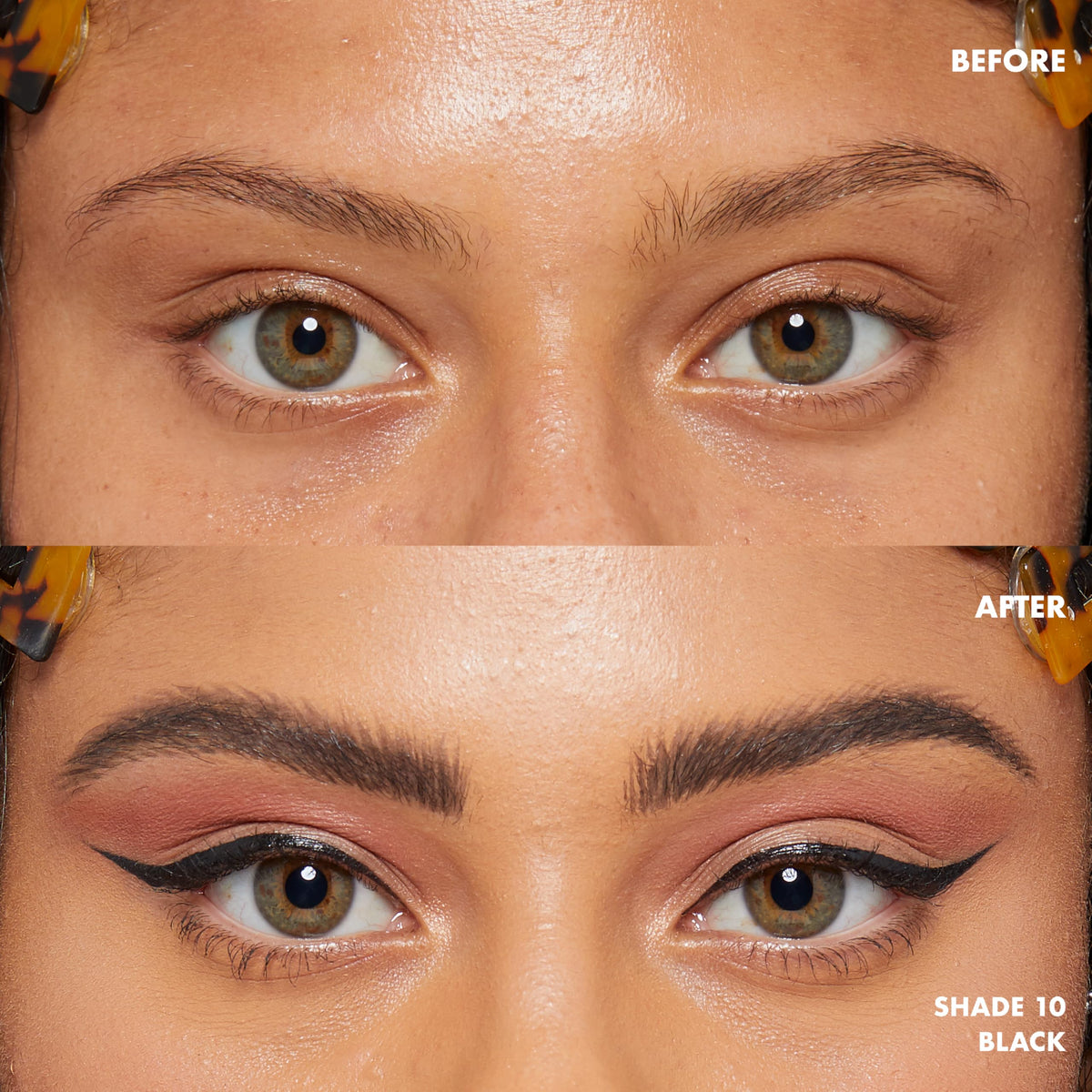 NYX closeup of flexible microtip displaying fine control and natural strokes