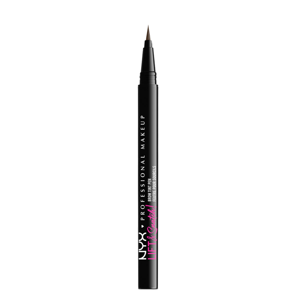 NYX PROFESSIONAL MAKEUP model with snatched brows showing intensified shape benefit: evening look