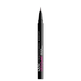 NYX PROFESSIONAL MAKEUP pen beside clear brow gel showing ideal pairing for laminated brows