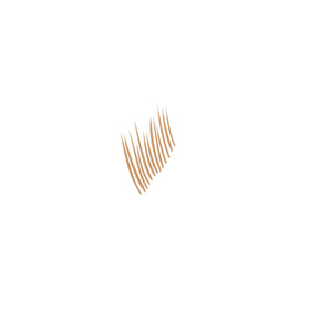 NYX PROFESSIONAL MAKEUP close-up of flexible microbrush tip illustrating precise hairlike stroke capability