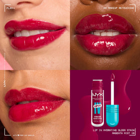 NYX PROFESSIONAL MAKEUP drip-shaped applicator close-up for precise application