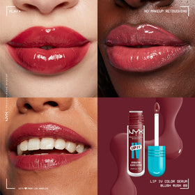 NYX Lip IV applicator closeup demonstrating easy precise application benefit