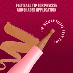 NYX PROFESSIONAL MAKEUP application on lips demonstrating seamless blend