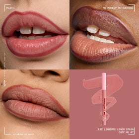 NYX PROFESSIONAL MAKEUP swatch texture on skin displaying silky stain finish and blendability