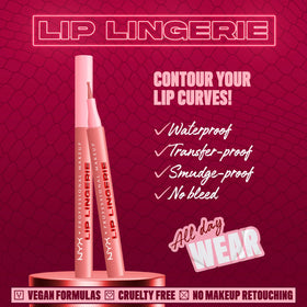 NYX PROFESSIONAL MAKEUP ballpoint felt tip close-up for precise, curve-hugging application