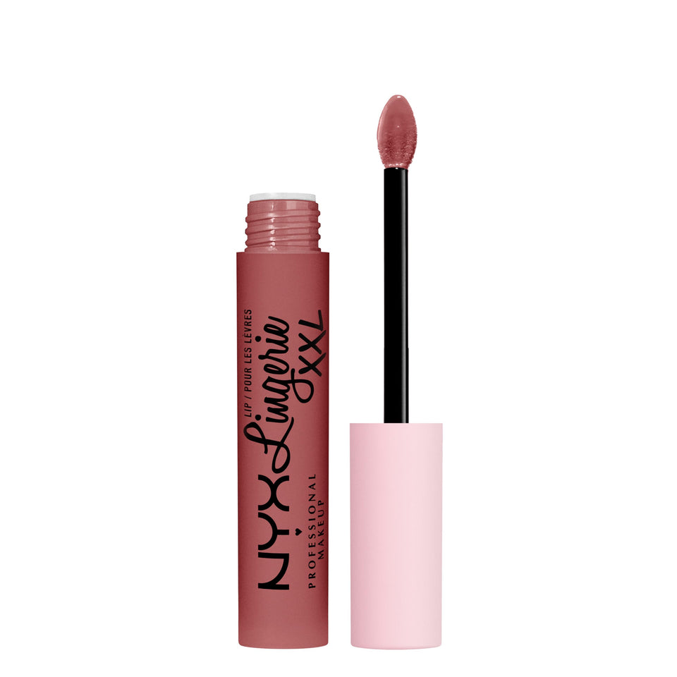nyx professional makeup front packaging showing coral-beige shade and benefit of clear shade ID