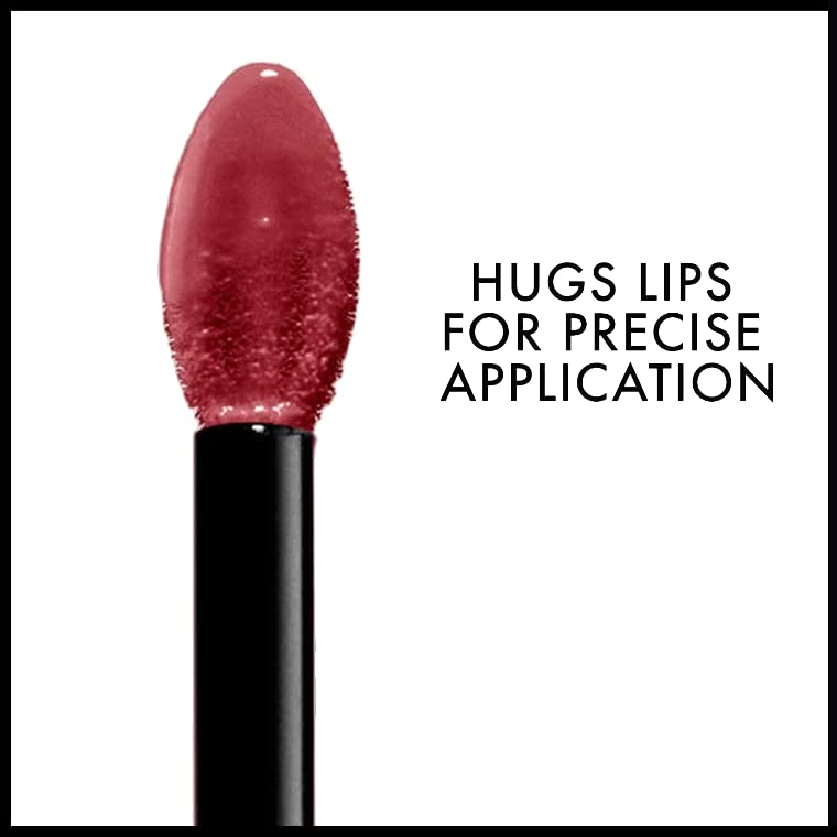 NYX PROFESSIONAL MAKEUP worn on model lips to show true shade and flattering warm mahogany finish
