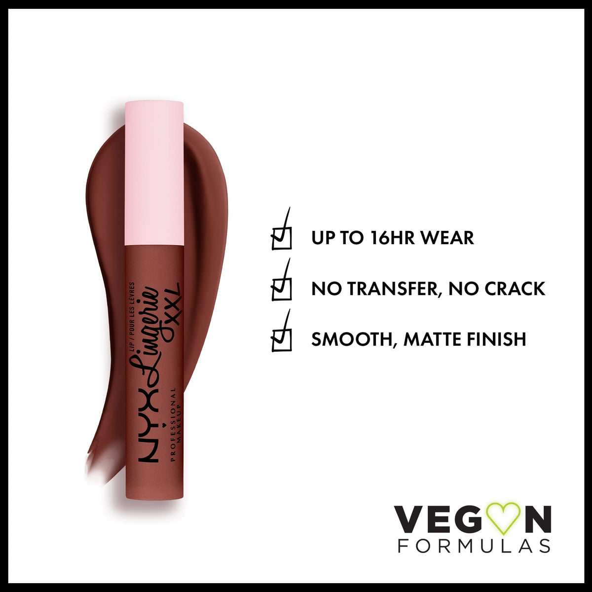 NYX PROFESSIONAL MAKEUP doe-foot applicator delivering precise, clean lip definition