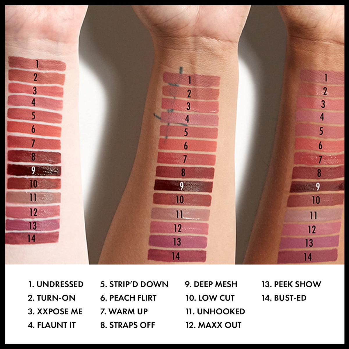 NYX PROFESSIONAL MAKEUP Maxx Out beside everyday objects shows product scale