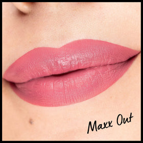 NYX PROFESSIONAL MAKEUP Maxx Out swatch on skin displays true color payoff