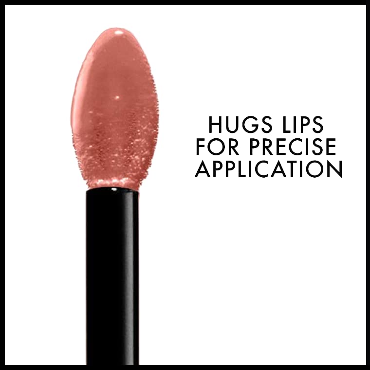 NYX Professional Makeup on model closeup showing lip sculpting and matte finish benefit polished look
