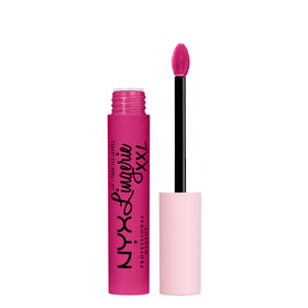 NYX PROFESSIONAL MAKEUP front packaging showing Pink Hit shade and tube benefits