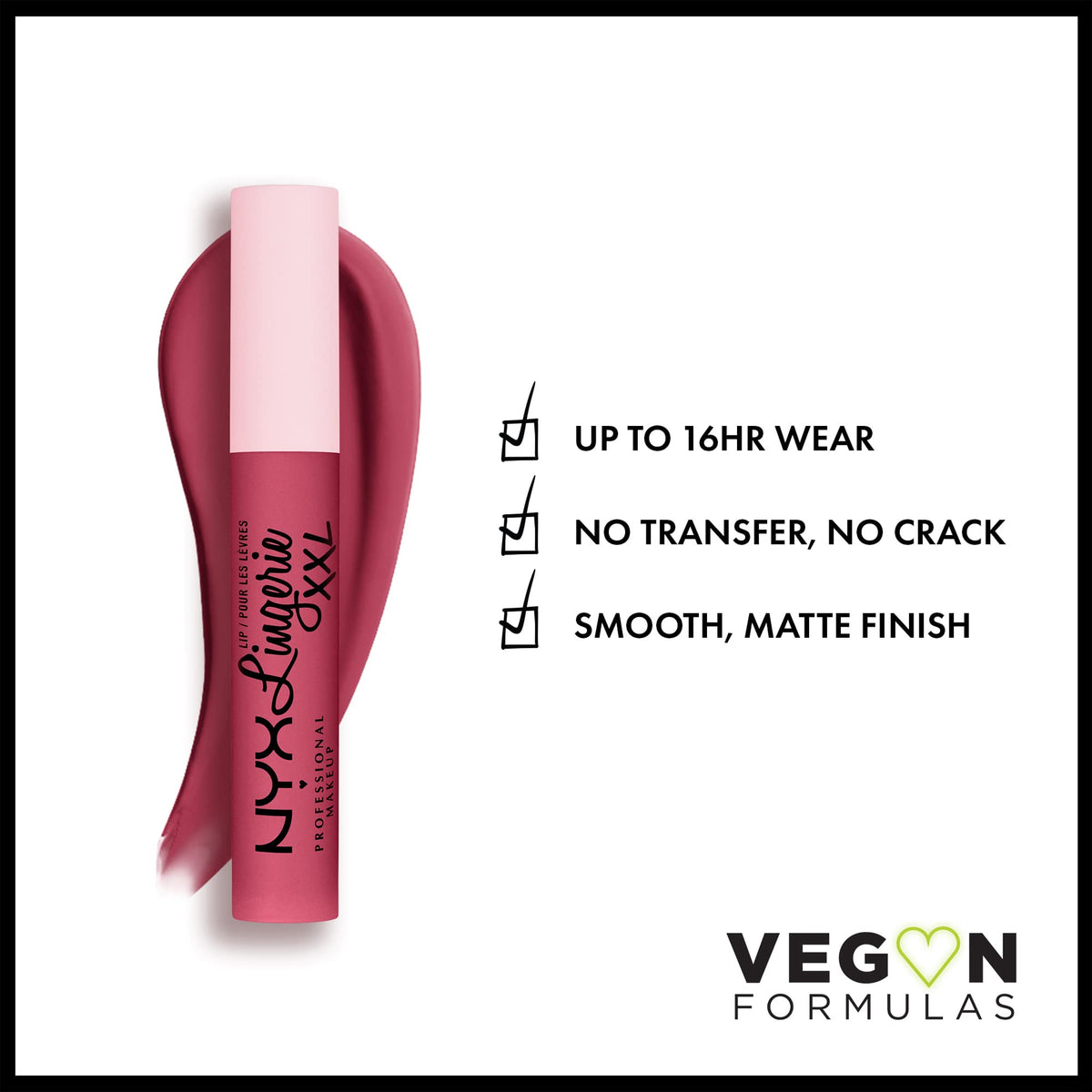 NYX PROFESSIONAL MAKEUP applicator close-up demonstrating precise, easy application