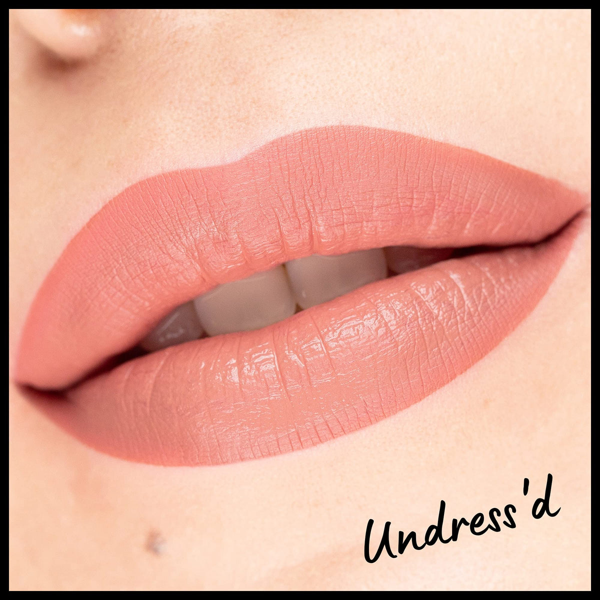 NYX PROFESSIONAL MAKEUP swatch of undress'd on forearm showing true pink-nude payoff