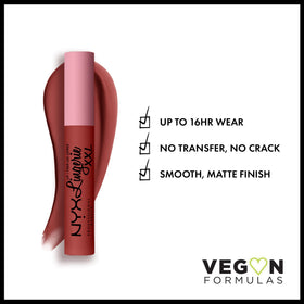 NYX PROFESSIONAL MAKEUP wand applicator detail providing precise application