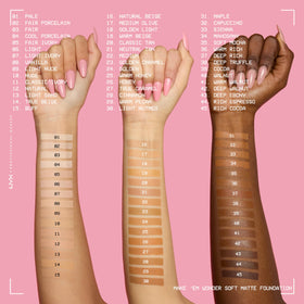 NYX PROFESSIONAL MAKEUP model wearing foundation in a daily setting showing long-wear benefit