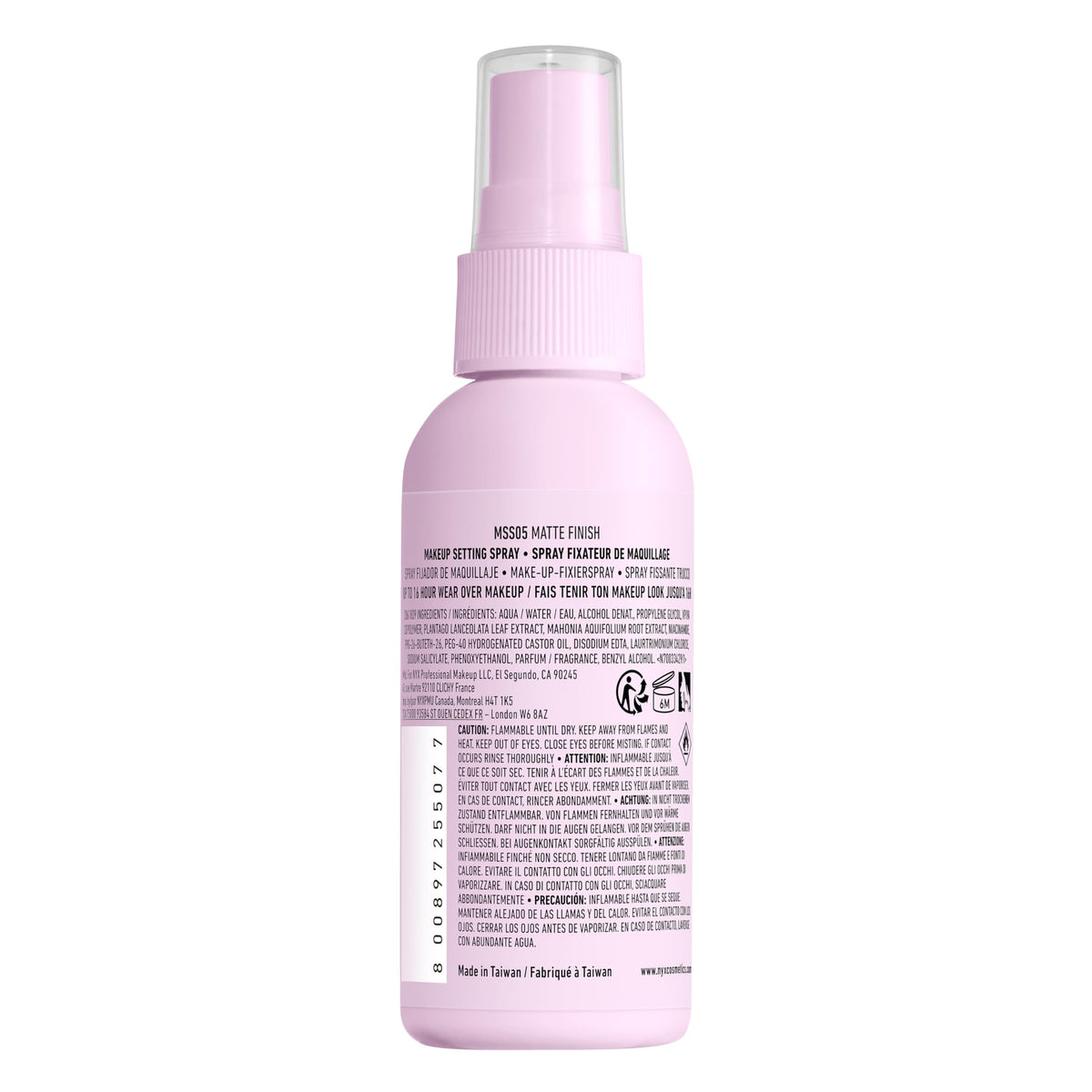 NYX PROFESSIONAL MAKEUP placed in makeup bag showing portability and convenience benefit
