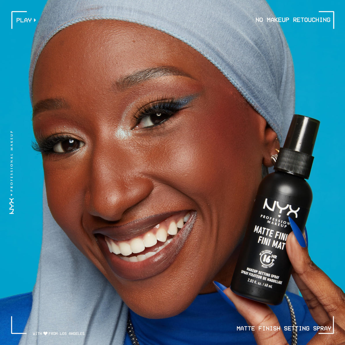 NYX PROFESSIONAL MAKEUP label close-up showing vegan and cruelty-free product info