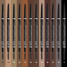 NYX PROFESSIONAL MAKEUP Ash Brown swatch on arm showing true shade and blendability