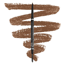 NYX PROFESSIONAL MAKEUP pencil front view showing slim profile and portable benefit