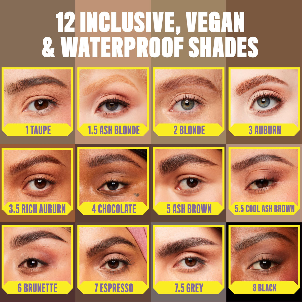NYX Professional Makeup swatch of Espresso on forearm showing true color payoff
