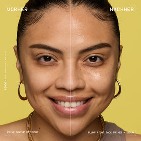 NYX PROFESSIONAL MAKEUP primer applied before foundation to improve makeup adherence