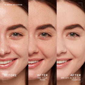 NYX PROFESSIONAL MAKEUP ingredient label close-up, highlights key smoothing ingredients