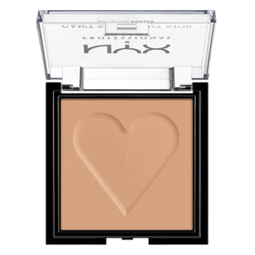 NYX PROFESSIONAL MAKEUP compact side profile illustrating slim travel-friendly design