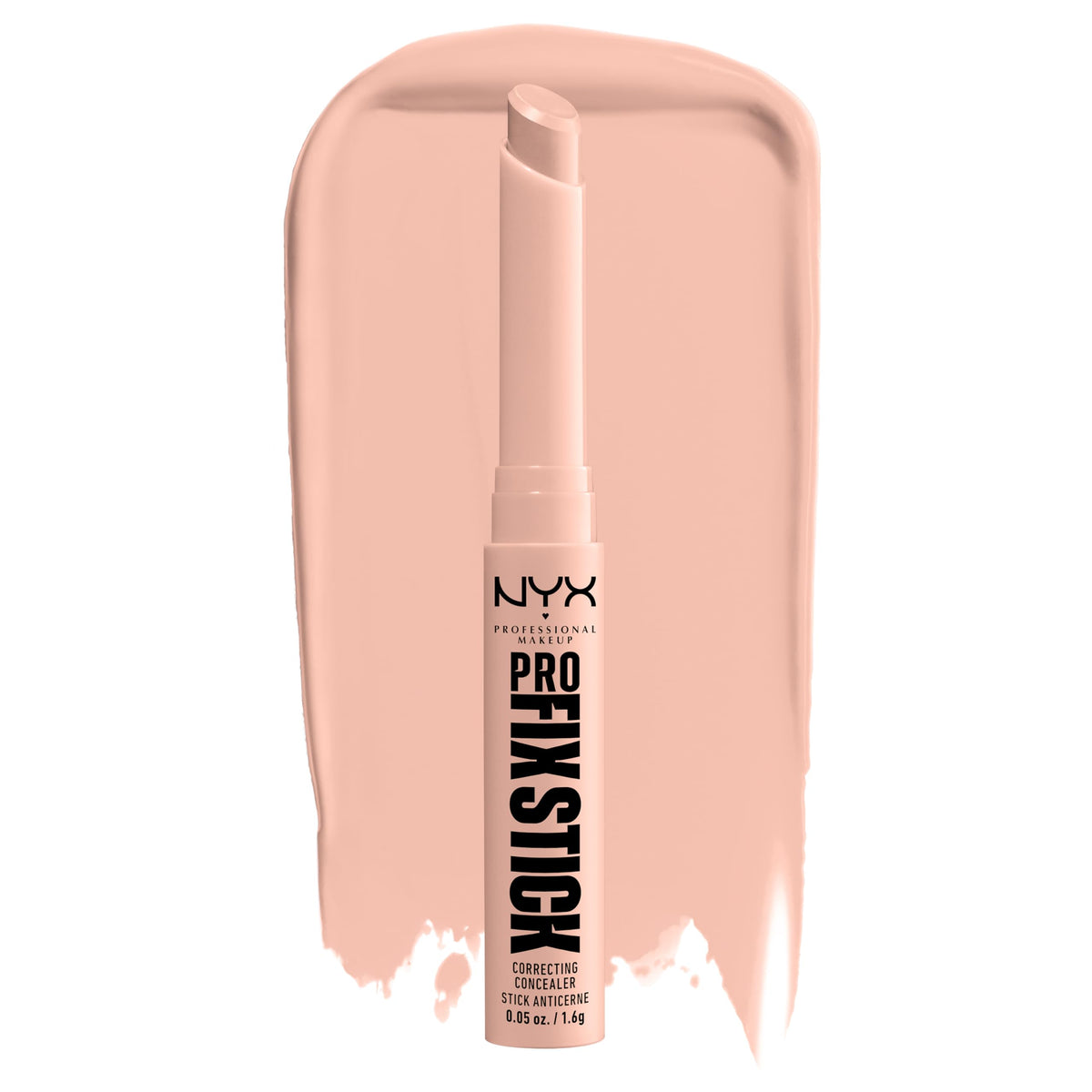 NYX PROFESSIONAL MAKEUP pink stick front packaging showing product name and shade