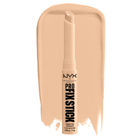 NYX PROFESSIONAL MAKEUP front packaging showing product and shade — clear identification benefit