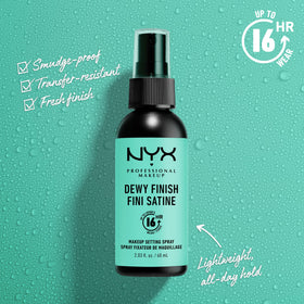 NYX PROFESSIONAL MAKEUP nozzle close-up for precise, consistent spray