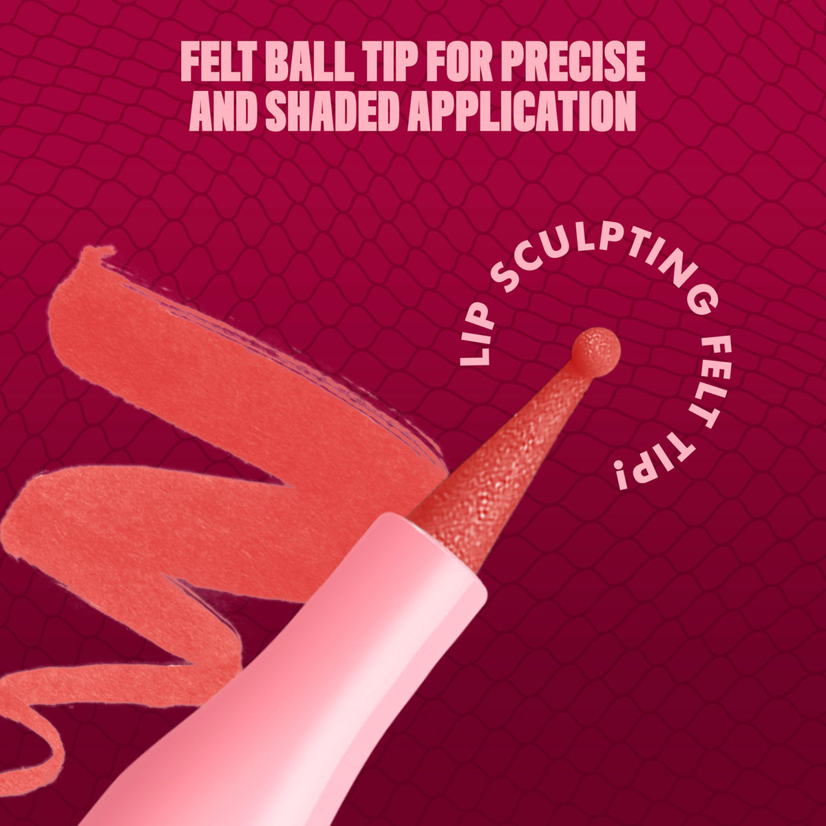 NYX PROFESSIONAL MAKEUP lip application close-up demonstrating seamless blend benefit: defined natural lips