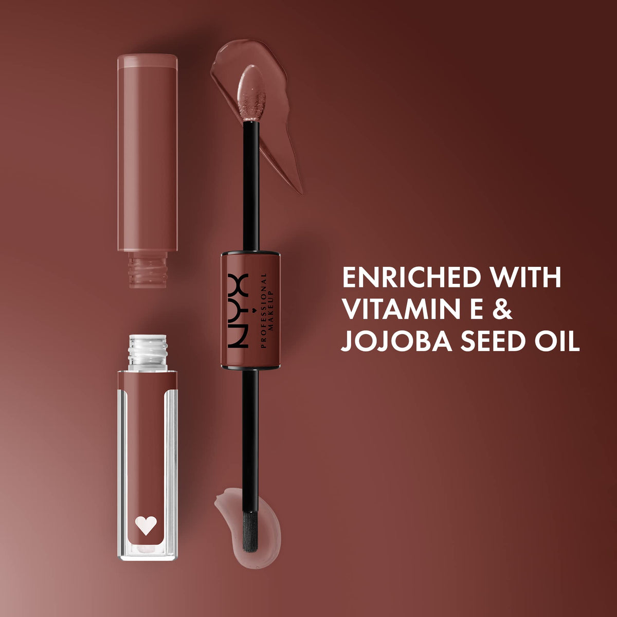 NYX PROFESSIONAL MAKEUP applicator wand with product for precise, easy application