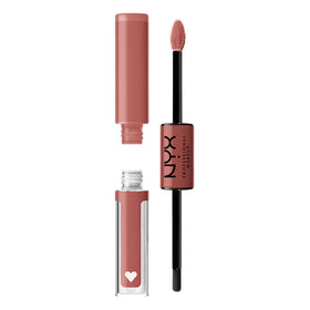 NYX PROFESSIONAL MAKEUP front packaging showing Magic Maker dusty nude mauve shade and duo benefits