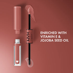 NYX PROFESSIONAL MAKEUP applicator wand detail showing precise tip for smooth base application
