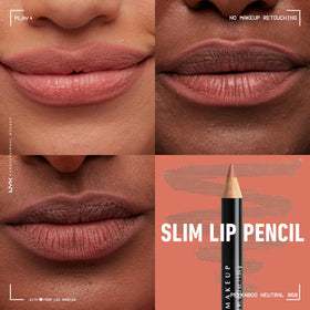 NYX PROFESSIONAL MAKEUP swatches on arm showing Peakaboo, Nude Pink, Ever for shade choice