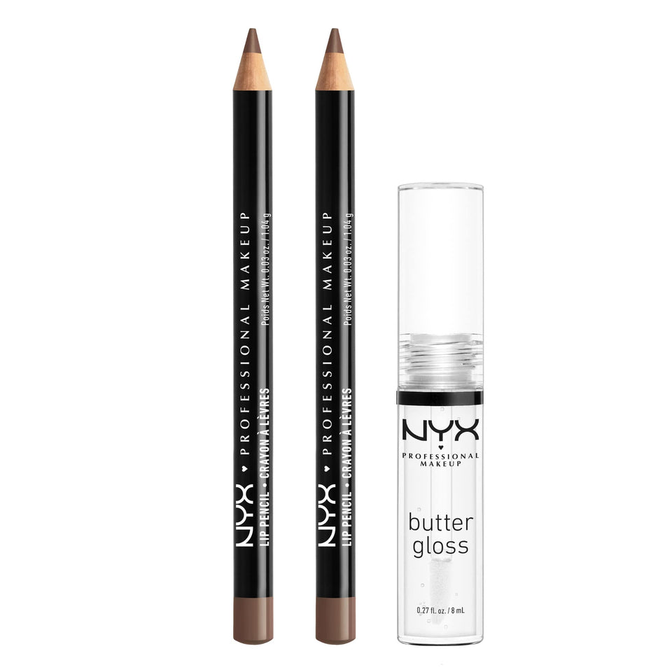 NYX PROFESSIONAL MAKEUP front view of Espresso slim lip pencil offering precise definition