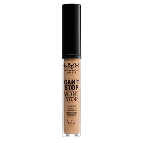 NYX PROFESSIONAL MAKEUP product in use under eye demonstrating coverage and brightening