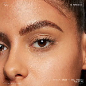 NYX PROFESSIONAL MAKEUP before and after brows illustrating fuller natural-looking results