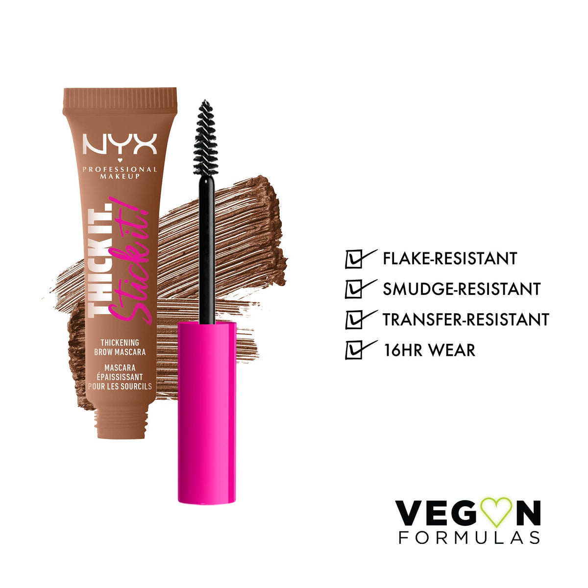NYX PROFESSIONAL MAKEUP wand close-up demonstrating precision application and tapered tip