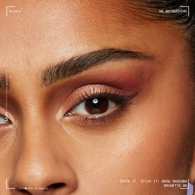 NYX PROFESSIONAL MAKEUP before and after brows showing fuller natural results