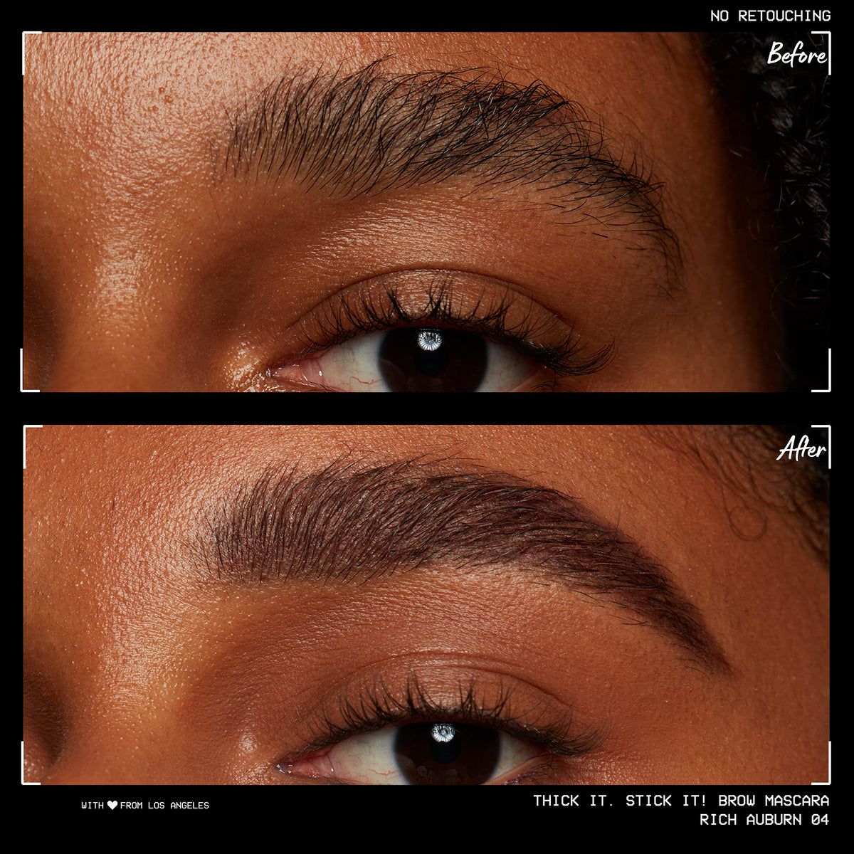 NYX PROFESSIONAL MAKEUP texture swipe showing fiber-rich gel for natural fullness