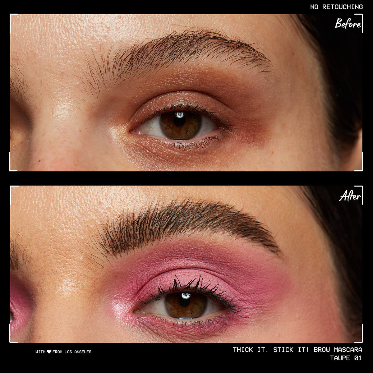 NYX PROFESSIONAL MAKEUP texture swatch on arm showing tinted, buildable finish and natural-looking fibers