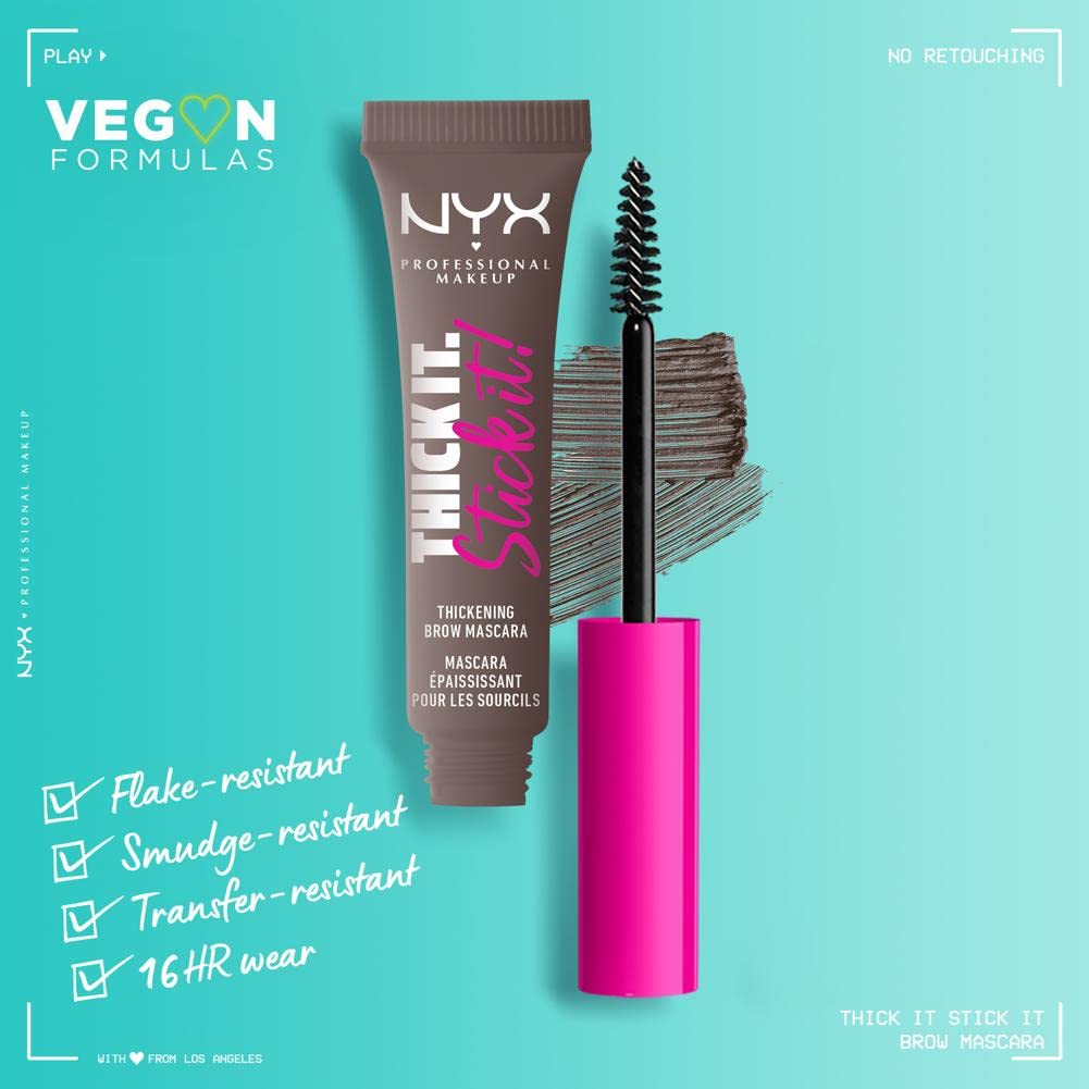 NYX PROFESSIONAL MAKEUP wand brush detail showing precise application benefit
